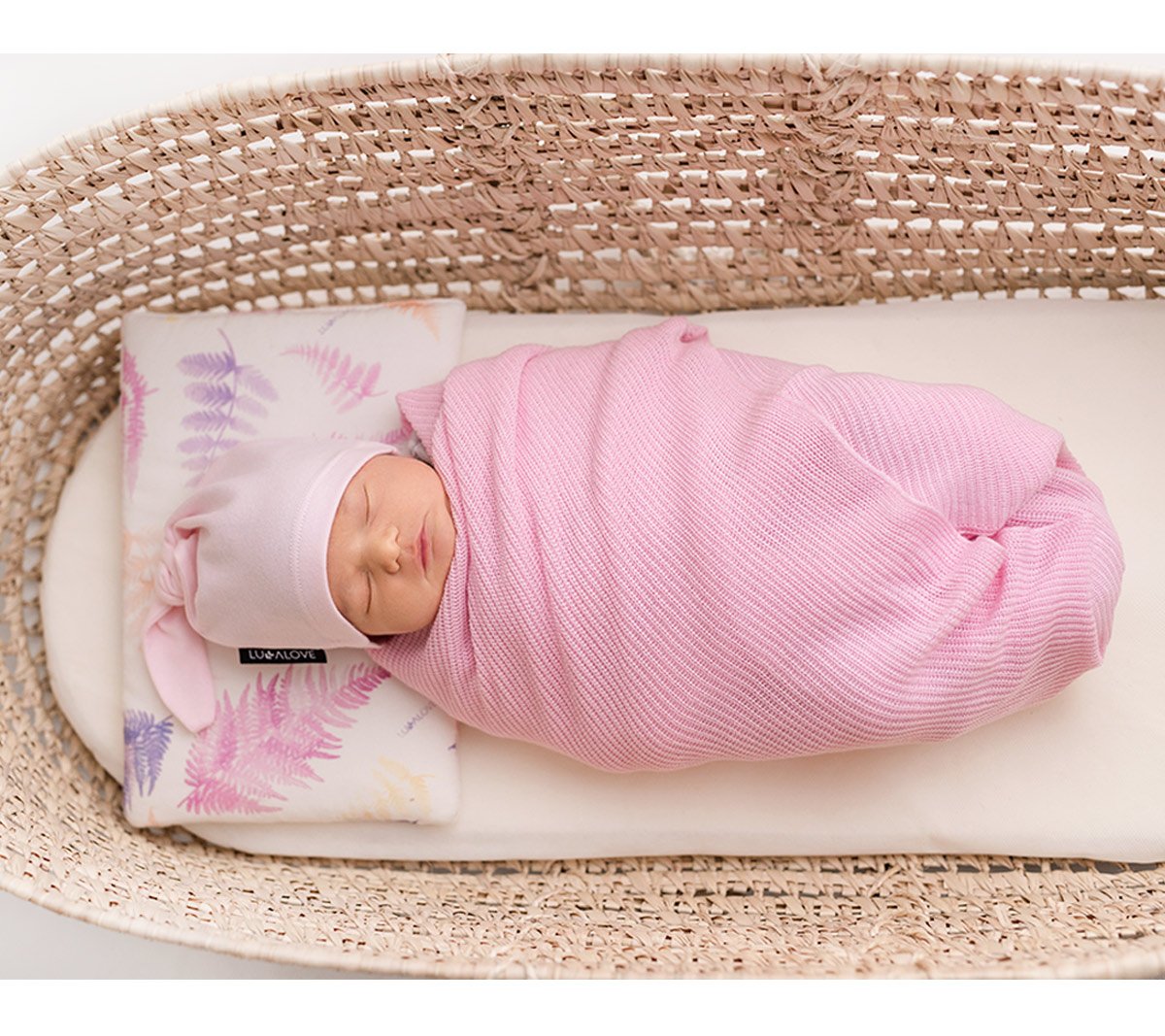 Light pink 2025 swaddle blanket